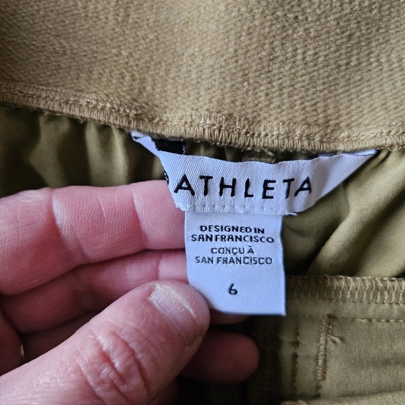 EUC Athleta Vienna Slim Pant Tapestry Gold Mustard - Picture 10 of 15